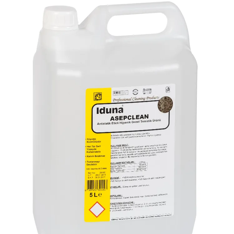 ASEPCLEAN Antistatik Etkili Hijyenik Genel Temizlik Ürünü